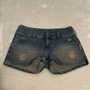 Silver Jeans Womens Distressed Denim‎ Jean Shorts Size 28